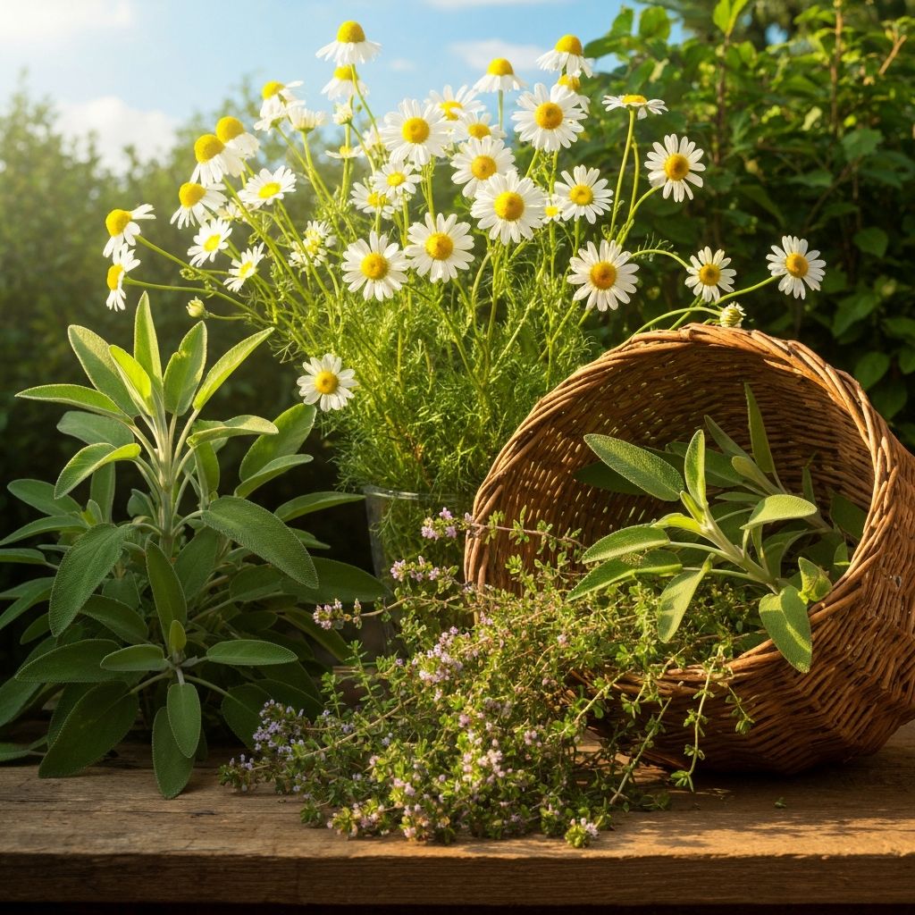 Summer flowering herbs